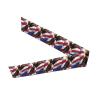WZYWHJ USA Patriotic Eagle with American Flag Prints Headbands,Sports Head Tie,Headband for Men and Women,Hair Band for Running Workout Football, Black view 2