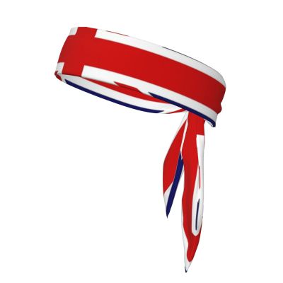 WZYWHJ UK Flag Pattern Headbands,Sports Head Tie,Headband for Men and Women,Hair Band for Running Workout Football, Black