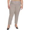 Calvin Klein Womens Plus High Rise Stretch Ankle Pants Tan 14W view 1