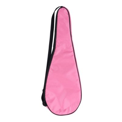 Yuecoom Squash Racquet Cover Bag,Lightweight Squash Racquet Bag,Racket Carrying Bag with Adjustable Shoulder Strap for Tennis, Badminton and Squash Racquets (Pink)