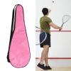 Yuecoom Squash Racquet Cover Bag,Lightweight Squash Racquet Bag,Racket Carrying Bag with Adjustable Shoulder Strap for Tennis, Badminton and Squash Racquets (Pink) view 3
