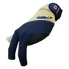 CPBA Professional Billiards Glove (Yellow/Blue, Large, Left hand Open Finger) view 1