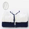 warmstraw Boys' Cardigan Sweater Thick Knitted V-Neck Long Sleeve Spring Fall Clothes White 9-10Y view 3
