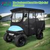 10L0L 4-Passenger Golf Cart Enclosure for Club Car Precedent/Onward/Tempo - with Extended 94.5" Roof, 600D Cover, Clear Windows | Waterproof, Windproof & Snowproof Full Enclosure view 2