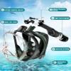 Greatever Full Face Snorkel Mask, Snorkeling Gear for Adults with Latest Dry Top Breathing System and Detachable Camera Mount, Snorkel Mask Adult, Snorkels Anti-Fog & Anti-Leak view 2