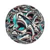 Adult Sun Protection Bucket Hat Shark-Open-Mouth-Doodle Men Outdoor Boonie Hat Women Sunshade Fisherman Hat Black view 3