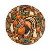 Adult Sun Protection Bucket Hat Turkey-Pumpkin-Orange-Thanksgiving Men Outdoor Boonie Hat Women Sunshade Fisherman Hat view 3
