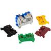 10Pcs Din Rail Terminal Block PT-2.5 Push in Terminal Connector Spring Screwless Electrical Wire Conductor Terminal Block PT2.5(Yellow) view 3
