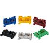 10Pcs Din Rail Terminal Block PT-2.5 Push in Terminal Connector Spring Screwless Electrical Wire Conductor Terminal Block PT2.5(Yellow) view 4