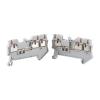 DWFSKZKV Din Rail Terminal Blocks PT 1.5-Twin 3 Conductors Push in Spring Screwless Feed Through Wire Conductor 10pcs(Gray) view 2