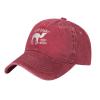 AIZBEGDLU Unisex Cowboy Baseball Cap Hump Day Adjustable Trucker Cap Baseball Cap Red view 1