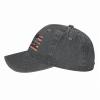 AIZBEGDLU Unisex Cowboy Baseball Cap Army Special Forces Retro American Flag Adjustable Trucker Cap Baseball Cap, Deep Heather view 3