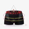 ChezMax VindKan VKWEIKU Men's Underwear Boxer Briefs,Soft and Breathable Underwear for Men (US, Alpha, 4X-Large, Regular, Regular, Red-Black) view 3