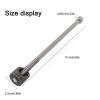 22.2mm Stem Adapter Bolt And Wedge Steel For Road City Bike For Cruiser Handlebars 170Mm Length Replacement Component For Smooth Steering And Secure Fit In Urban And Touring Bikes Silver view 2