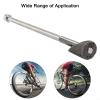 22.2mm Stem Adapter Bolt And Wedge Steel For Road City Bike For Cruiser Handlebars 170Mm Length Replacement Component For Smooth Steering And Secure Fit In Urban And Touring Bikes Silver view 3
