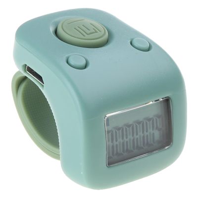 EXCBIOZ Digital LCD Counter Rechargeable Counter 6 Channel Counting 6 Digit Prayer Counter, Green