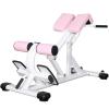 GLDWEY Roman Chair Multi Function Back Extension Machine, Adjustable Workout Bench Hyperextension Bench for Home Gym Strength Training Max Capacity 1320lbs for Home Gym(Color:Pink) view 1