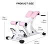 GLDWEY Roman Chair Multi Function Back Extension Machine, Adjustable Workout Bench Hyperextension Bench for Home Gym Strength Training Max Capacity 1320lbs for Home Gym(Color:Pink) view 3