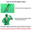 Full Bodysuit With Zipper Helper Unisex Spandex Stretch Adult Costume Zentai Disappearing Man Body Suit (Yellow Color, Large) view 4
