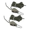 2Pcs Camping Rope Pulley Tent Adjustable Wind Cord Outdoor Tent Rope with Pulley Canopy Quick Setup Camping Rope 4m (OD Green) view 1