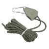 2Pcs Camping Rope Pulley Tent Adjustable Wind Cord Outdoor Tent Rope with Pulley Canopy Quick Setup Camping Rope 4m (OD Green) view 4
