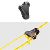 10 Pack Ultra Light Camping Fixed Buckle Guyline Tensioner Tent Guyline Rope Adjuster Suitable for Outdoor Camping Hiking Tent Waterproof Cloth Canopy Sunshade (Black) view 4