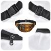 Fanny Pack Belt Bag for Women Men Waterproof Waist Pack Yellow Abstract Spiral Waist Bag with Adjustable Strap view 4