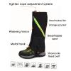 KIYILIHI Hiking Gaiters, Adjustable Outdoor Walking Gaiters, Outdoor Breathable Lightweight Gaiters, for Men and Women for Mountain Snow Hiking Skiing Walking Climbing Gardening(Black), 85235 view 3