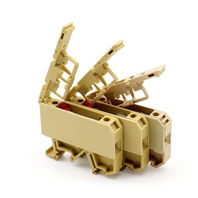 DWFSKZKV 10PCS ASK1EN Fuse Holder Connector Terminal Block SAK 4MM Cable Wire Connector DIN Rail Fuse Terminal Block ASK1/EN with R055(NO LED,2A)