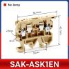 DWFSKZKV 10PCS ASK1EN Fuse Holder Connector Terminal Block SAK 4MM Cable Wire Connector DIN Rail Fuse Terminal Block ASK1/EN with R055(NO LED,2A) view 2