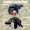 REGLORY Kids Tactical Multifunctional Helmet Set for Battle Game, Police Cosplay Kids Toy Helmet Paintball Airsoft (Black) view 2