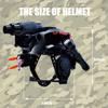 REGLORY Kids Tactical Multifunctional Helmet Set for Battle Game, Police Cosplay Kids Toy Helmet Paintball Airsoft (Black) view 3