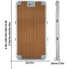 KJLYLPP Large Inflatable Floating Bed Outdoor Water Inflatable Bed PVC Floating Row Inflatable Fishing Boat Water Rest Dock Water Yoga Mat Large Lake Mat (2.5 * 2M) view 2