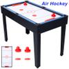CLEAFF 48 6-in-1 Multi-Game Table - Billiards, Air Hockey, Foosball, Basketball, Table Tennis, and Dining Table Set for Home Game Room Blue view 4