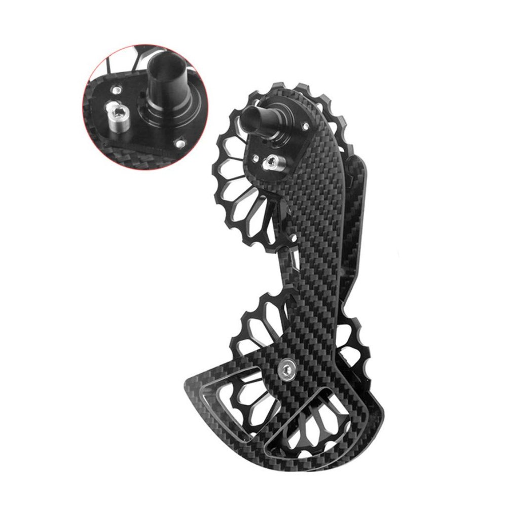 lazyfun Ceramic Rear Derailleur 17T Pulley Guide Wheel Accessories