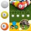 ZGFUSVFD Inflatable Billiards Football Snooker Balls Table Games 16Pcs Leather Football Pool Kick Billiards Set Snookball Footpool Adult Outdoor Game Entertainment,18CM view 2