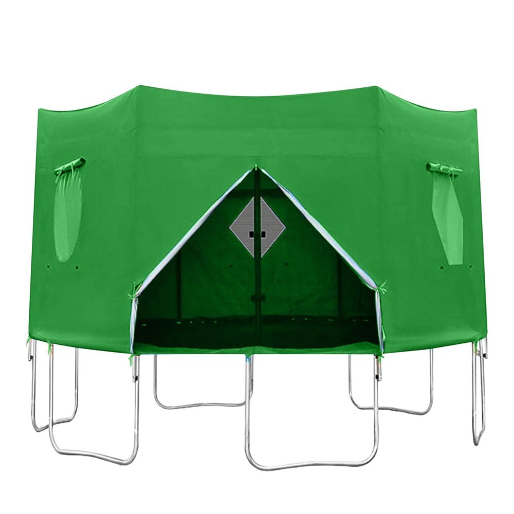 Trampoline Tent 6FT 8FT 10FT 12FT 14FT, Fits for 6 Straight Round Trampoline, Trampoline Accessory Tent, Trampoline, Tent Only