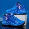 Jevaloo Boys and Kids Basketball Shoes Lightweight Fashion Sneakers Sapphire Blue view 4