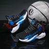 Jevaloo Boys and Kids Basketball Shoes Lightweight Fashion Sneakers Black Blue view 4