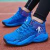 Jevaloo Boys and Kids Basketball Shoes Lightweight Fashion Sneakers Sapphire Blue view 2