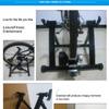 YXCUSAM Cycling Trainer, Indoor Foldable Magnetic Resistance Power Cycling Tool, Compatible with 24-29 Inch 700C Bike Wheels view 2
