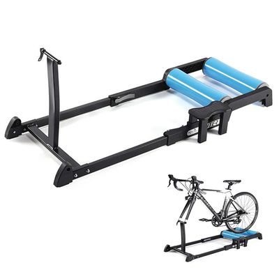 YXCUSAM Bicycle Trainer, Indoor Mountain Road Bike Training Roller, Foldable Cycling Exercise Device, Suitable for Gym, Club
