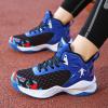 Jevaloo Boys and Kids Basketball Shoes Lightweight Fashion Sneakers Blue view 2