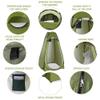Privacy Shelter Tent, Camping Shower Tent Outdoor Instant Portable Shower Tent Outdoor Toilet Dressing/Changing Room Portable Shelter Tent with Carrying Bag for Camping Hiking Beach Bathroom(Green,Si view 4