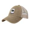64th Armor Regiment Adjustable Washed Denim Mesh Hat Denim Baseball Cap Cowboy Hat view 1
