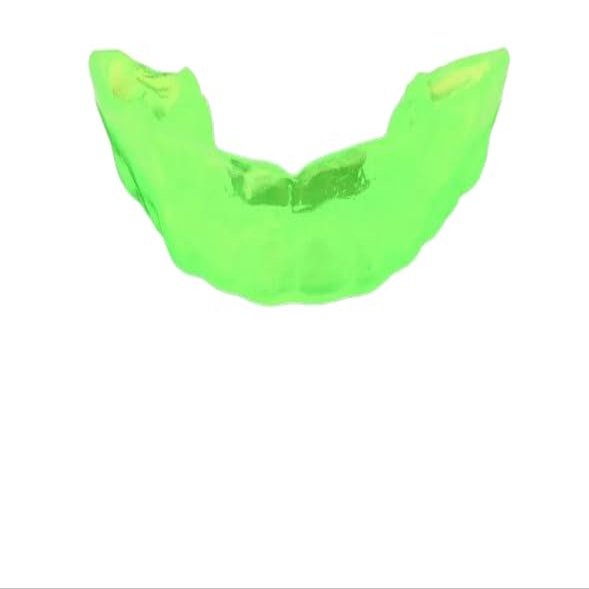 3mm Athletic Sports Mouth Guard (Lime Green)