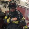 Firefighter Quick Release Snap Shackle Clip SCBA MASK with Leather Handle view 2