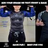DEHAHA Unisex Youth Customized No-Gi Zebra Ranked Rashguards Jiu Jitsu Long Sleeve Base Shirt, Brown XX-Small view 4