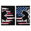 American Flag EMS Star of Life Paramedic Medic Passport Case Holder Wallet Protective Cover Blocking Card Travel Accessories Funny for Women Men