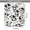 55x66 Inch Adult Barber Cape Funny-Cow-Cartoon Adult Haircut Cape With Snap Closure view 3